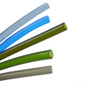 Tubo flexível da proteção do cabo da fibra da tubulação branca do vinil do espaço livre do PVC